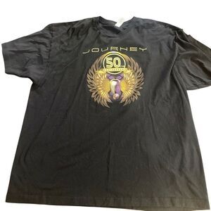 Tulex Journey 50th Anniversary short sleeve tshirt XXL Black concert Freedom tou